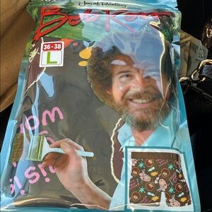 Bob Ross Joy of Painting large men’s boxer shorts.